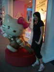 Hello Kitty shop inside the departure hall