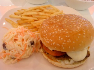 Burger & fries